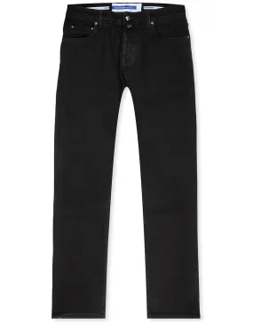 5 Pocket Black Badge Nick Jeans Black