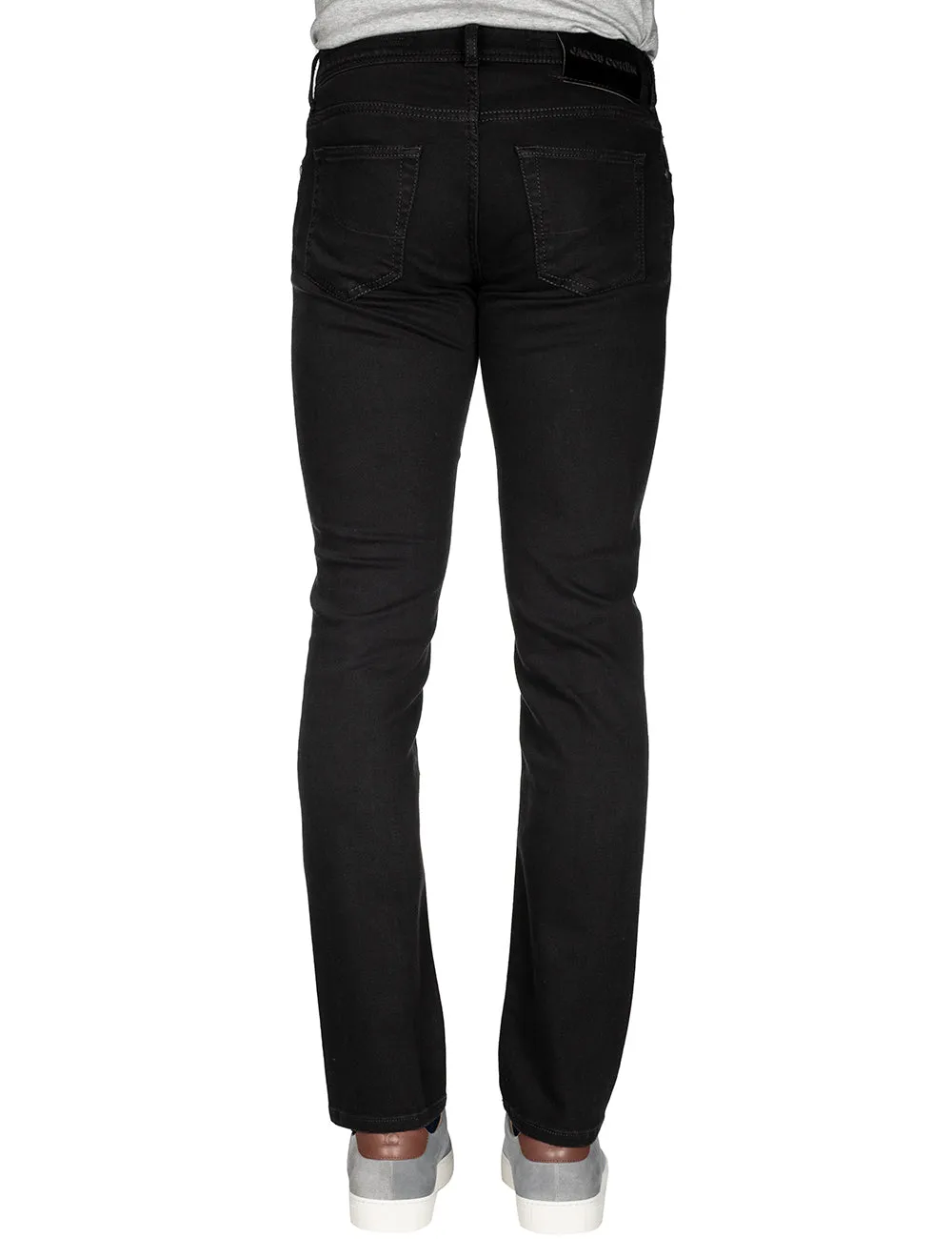 5 Pocket Black Badge Nick Jeans Black