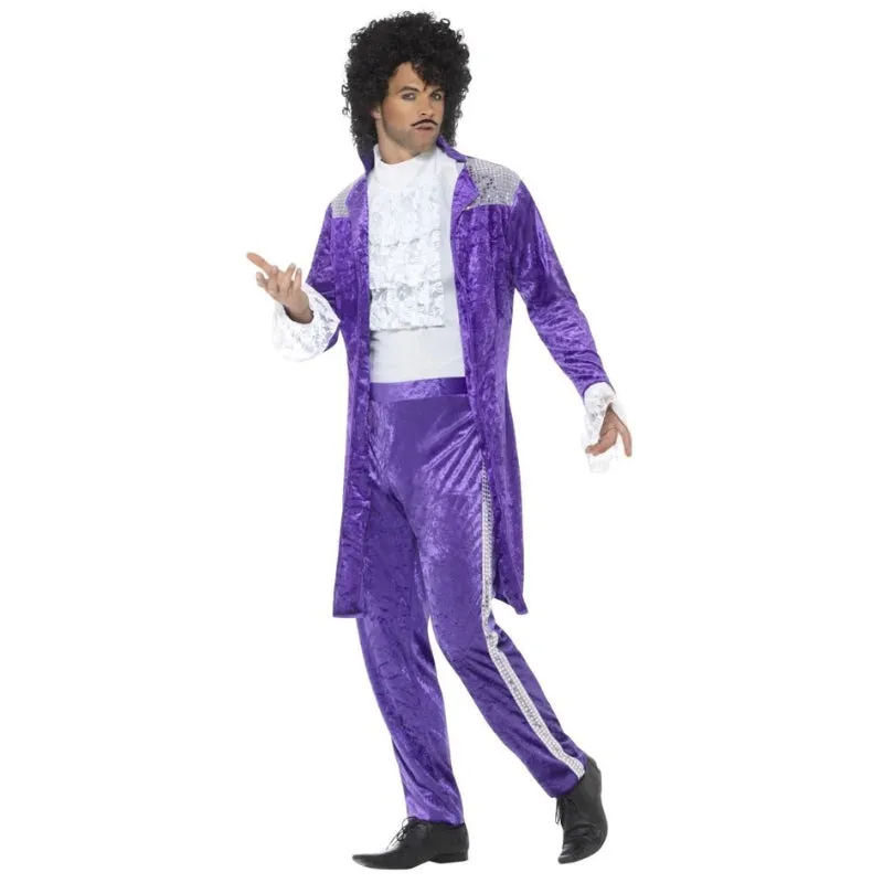 80's Purple Musician Costume