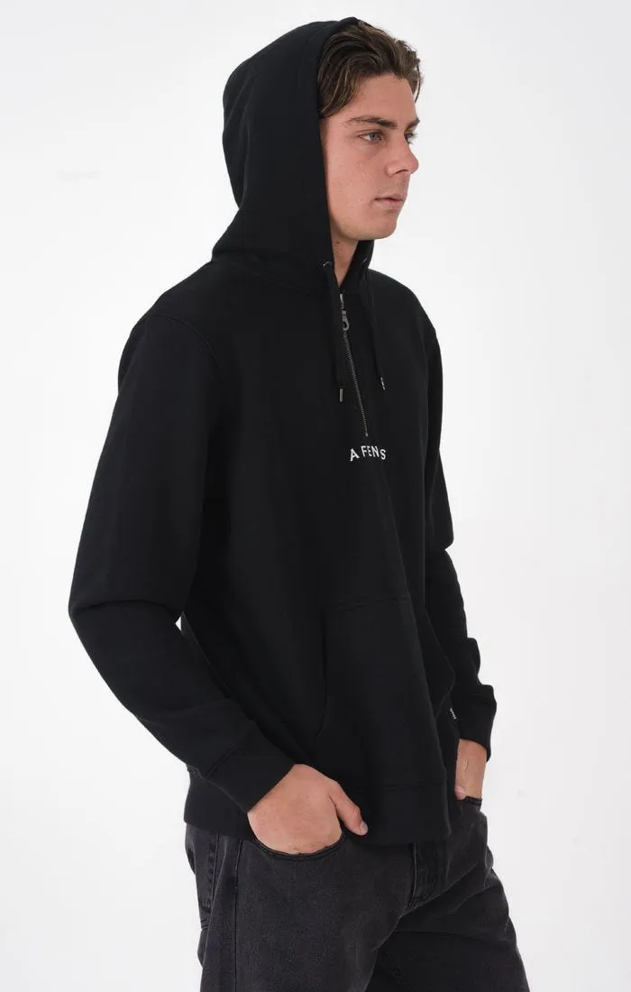 Afends Mens Ruffle - Half Zip Hood