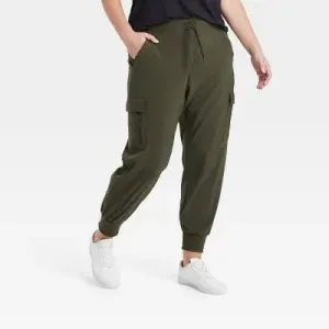 All in Motion Women's Stretch Woven Tapered Cargo Pants