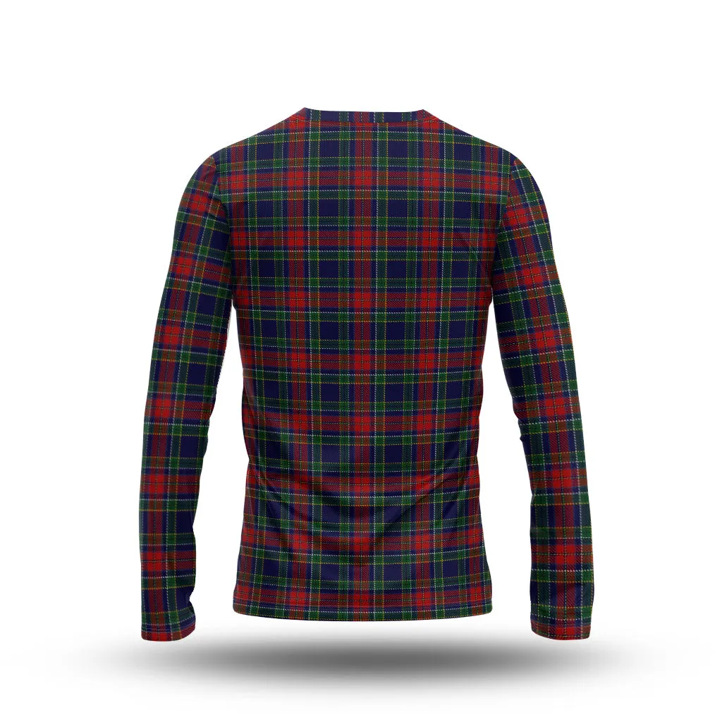 Allison Red Tartan Long Sleeve T-Shirt with Family Crest