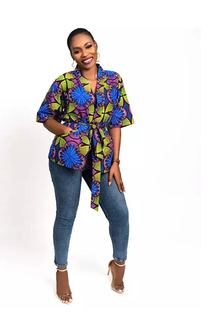 Ankara Kimono Jacket