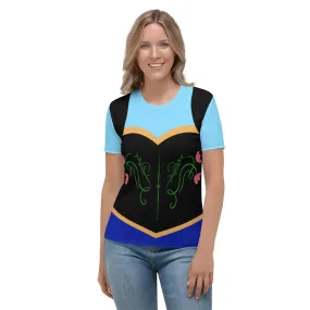 Anna inspired Women&#39;s Relaxed T-shirt- easy cosplay, costume, trip style