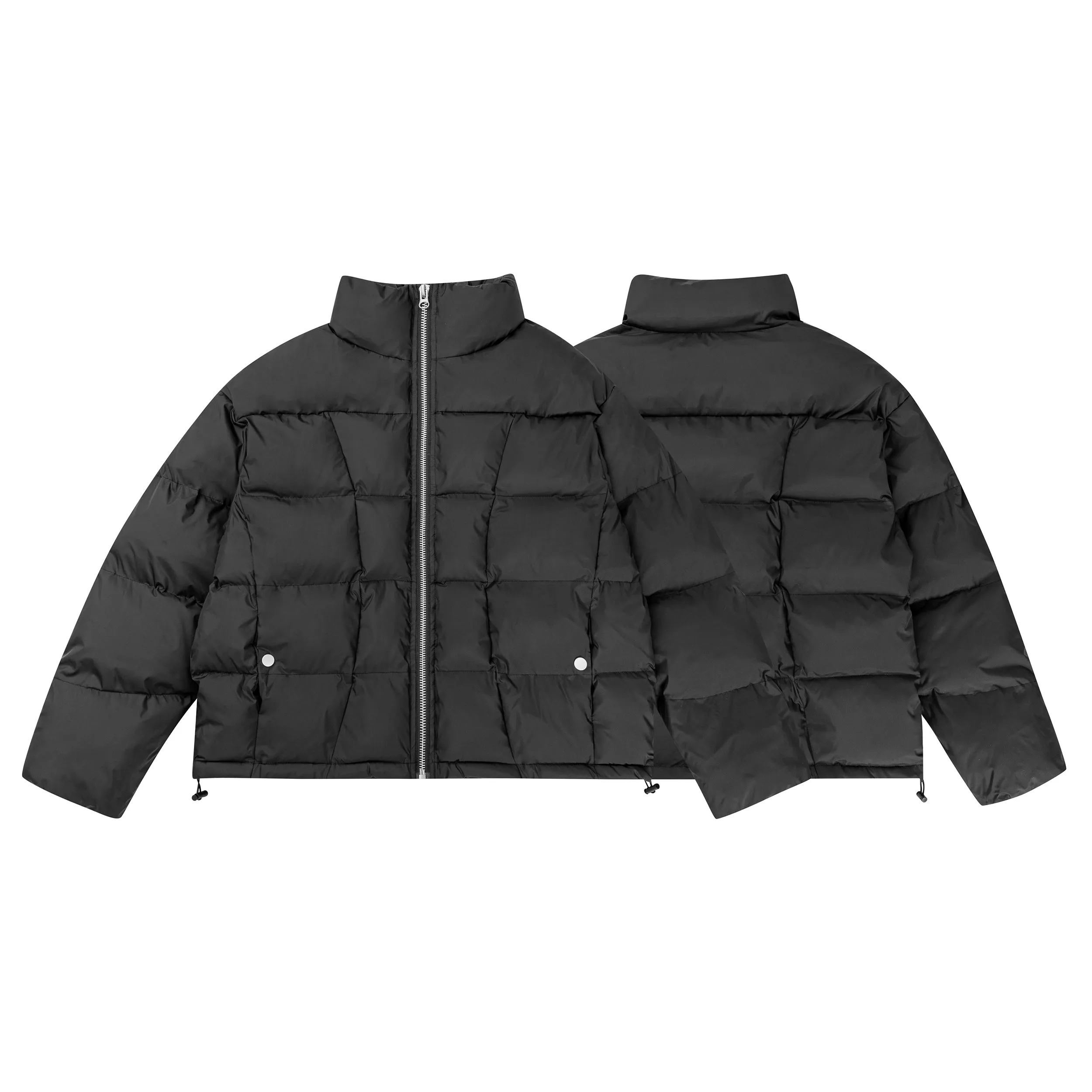 Arctic Shield | Short Black Puffer