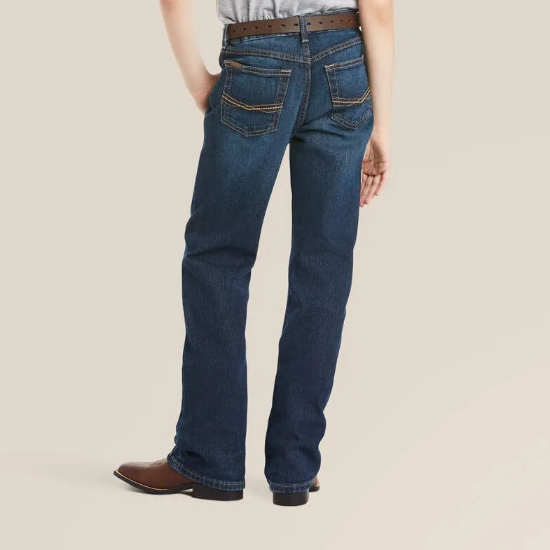 Ariat Boys' B4 Relaxed Stretch Legacy Bootcut Jeans