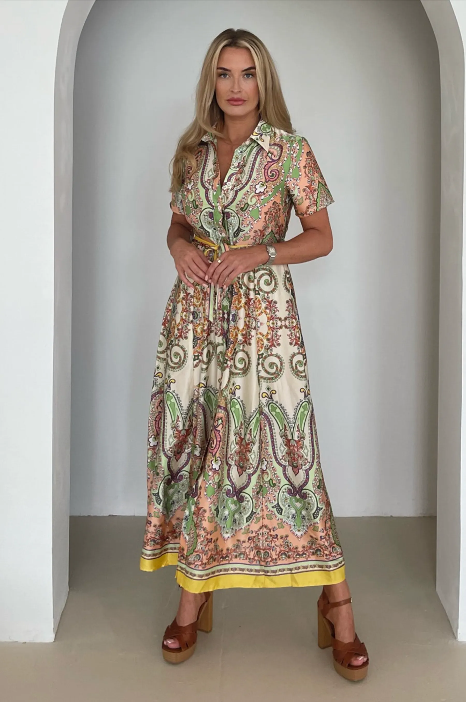 Aurora Maxi Shirt Dress