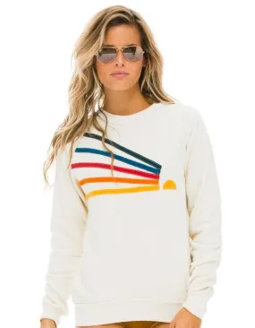 Aviator Nation - Daydream Crew Sweatshirt in Vintage White