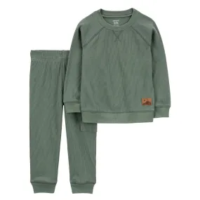 Baby Boys' 2-Piece Thermal Tee & Cargo Pant Set 1R851110