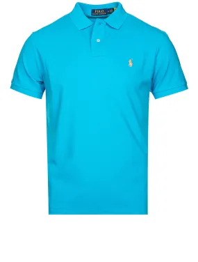 Basic Short Sleeve Polo Blue