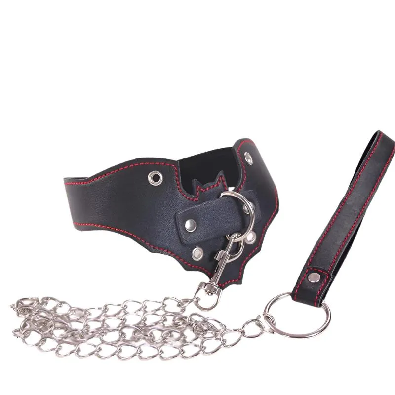 Batman Inspired Bondage Collar and Lead