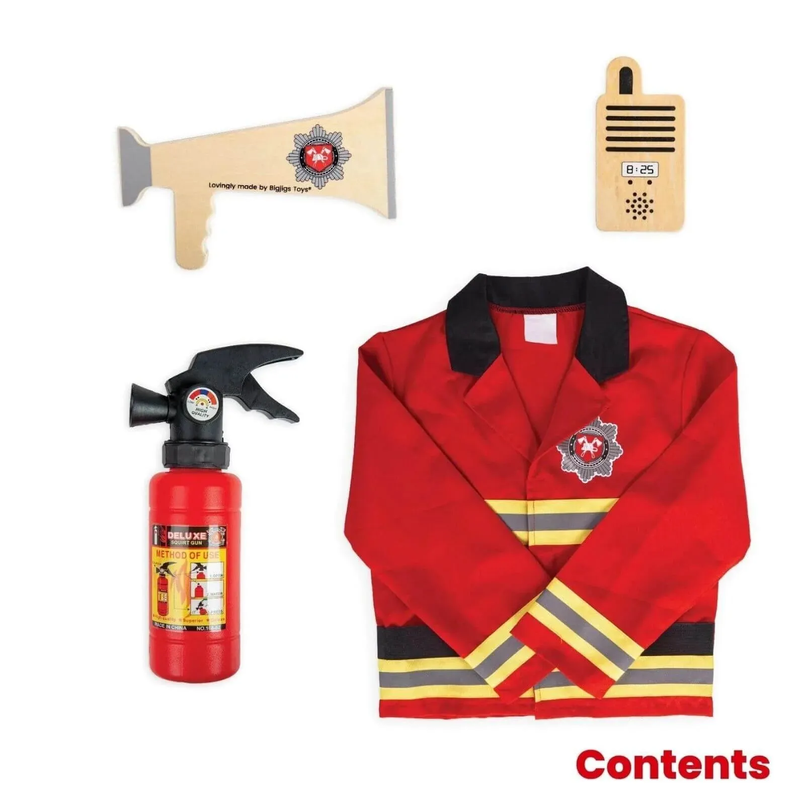 Bigjigs Toys - Firefighter Dress Up