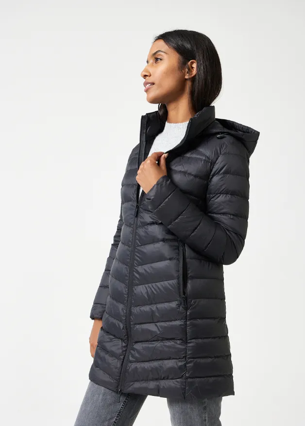 Black Duck Down Puffer Coat