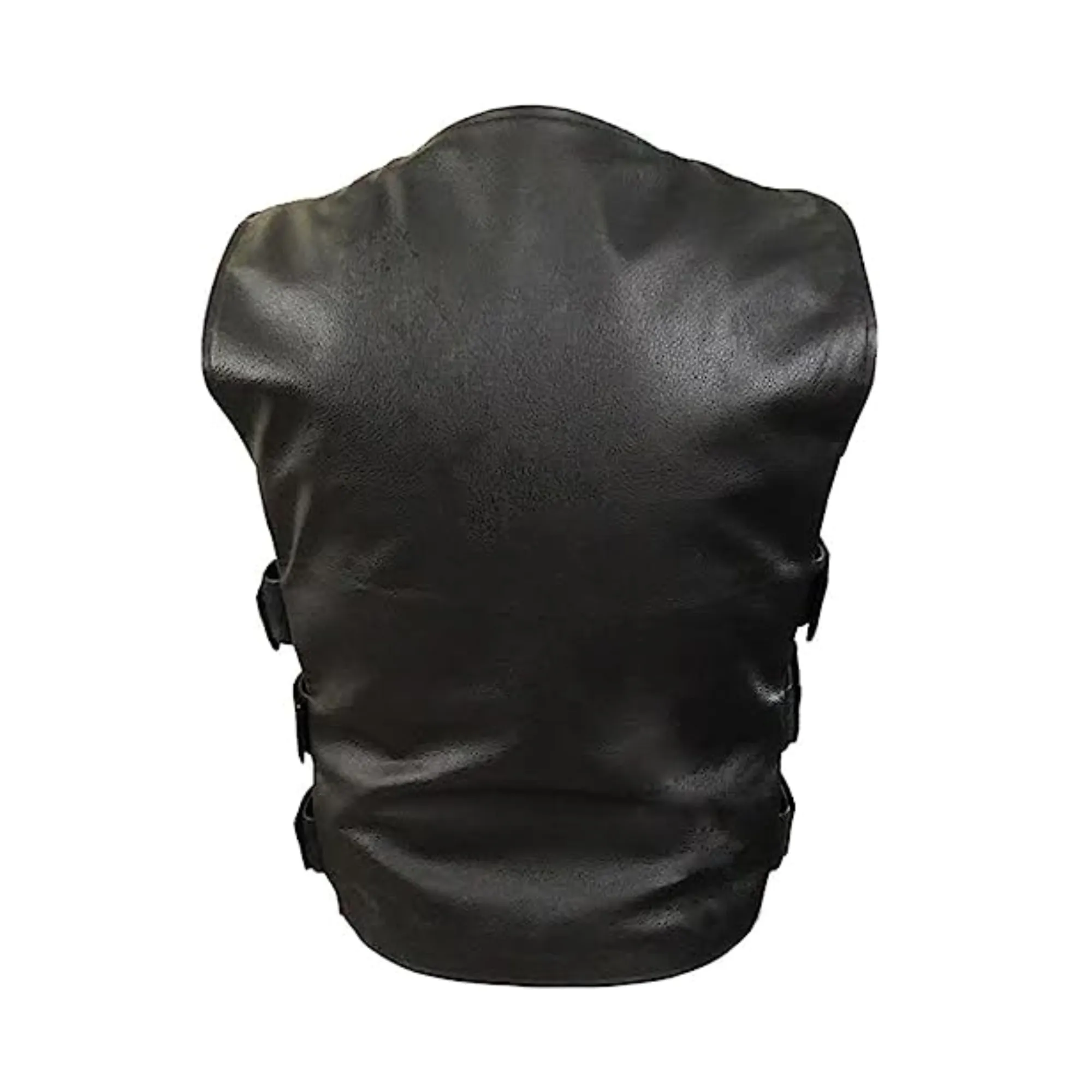 Black Leather Vest for Men