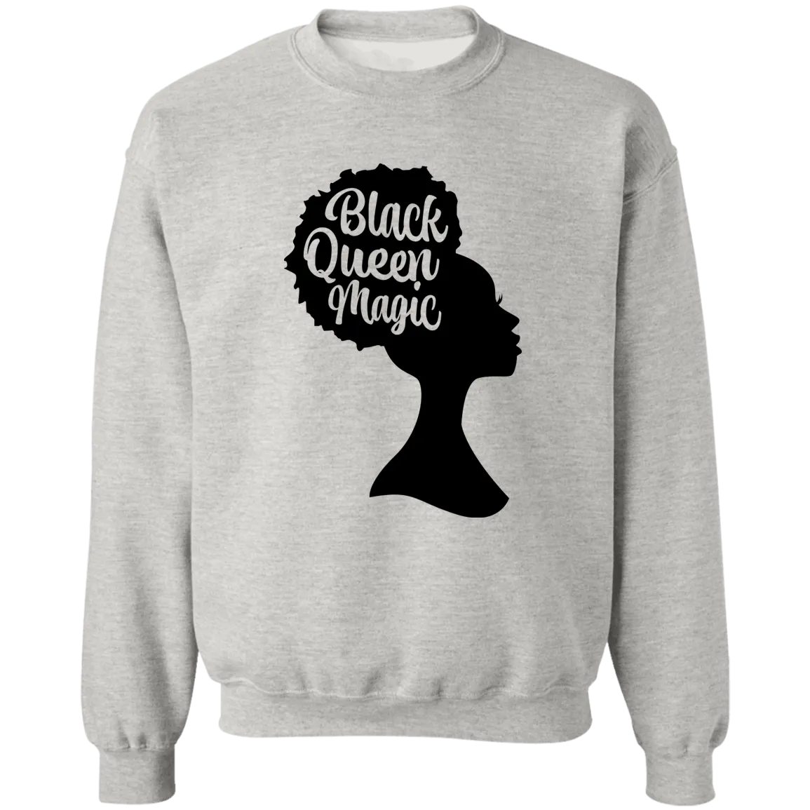 Black Queen Magic Ladies Crewneck Pullover Sweatshirt