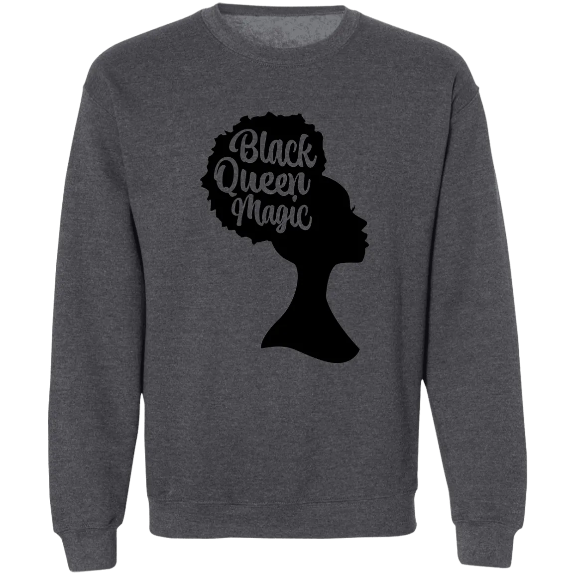 Black Queen Magic Ladies Crewneck Pullover Sweatshirt