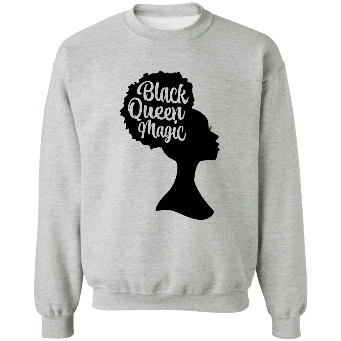 Black Queen Magic Ladies Crewneck Pullover Sweatshirt