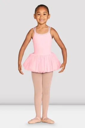 Bloch CL4987 Childrens X-Back Tutu Leotard