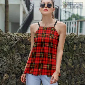 Brodie Modern Tartan Loose Halter Neck Camisole