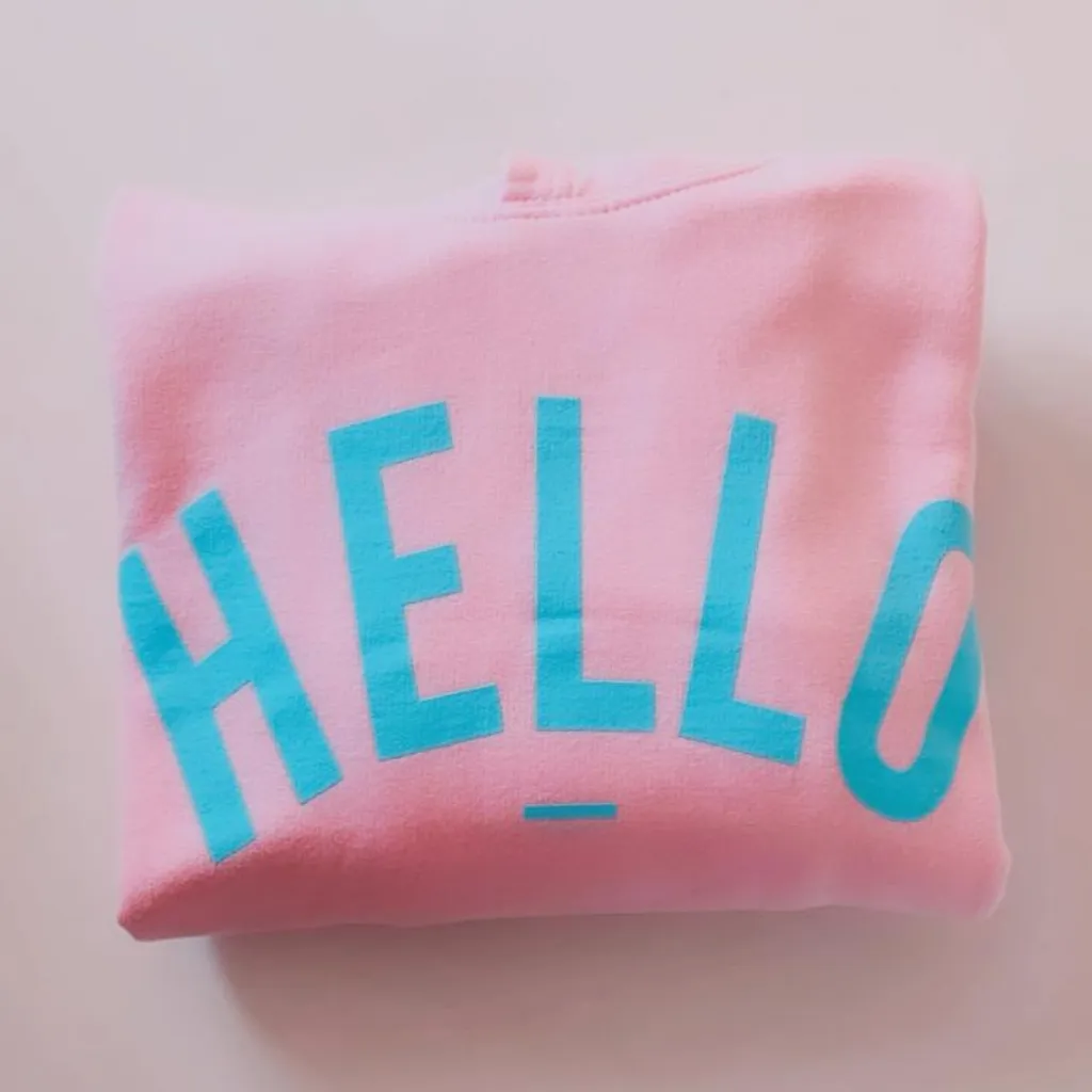 Bubblegum Cowl Neck Hoodie