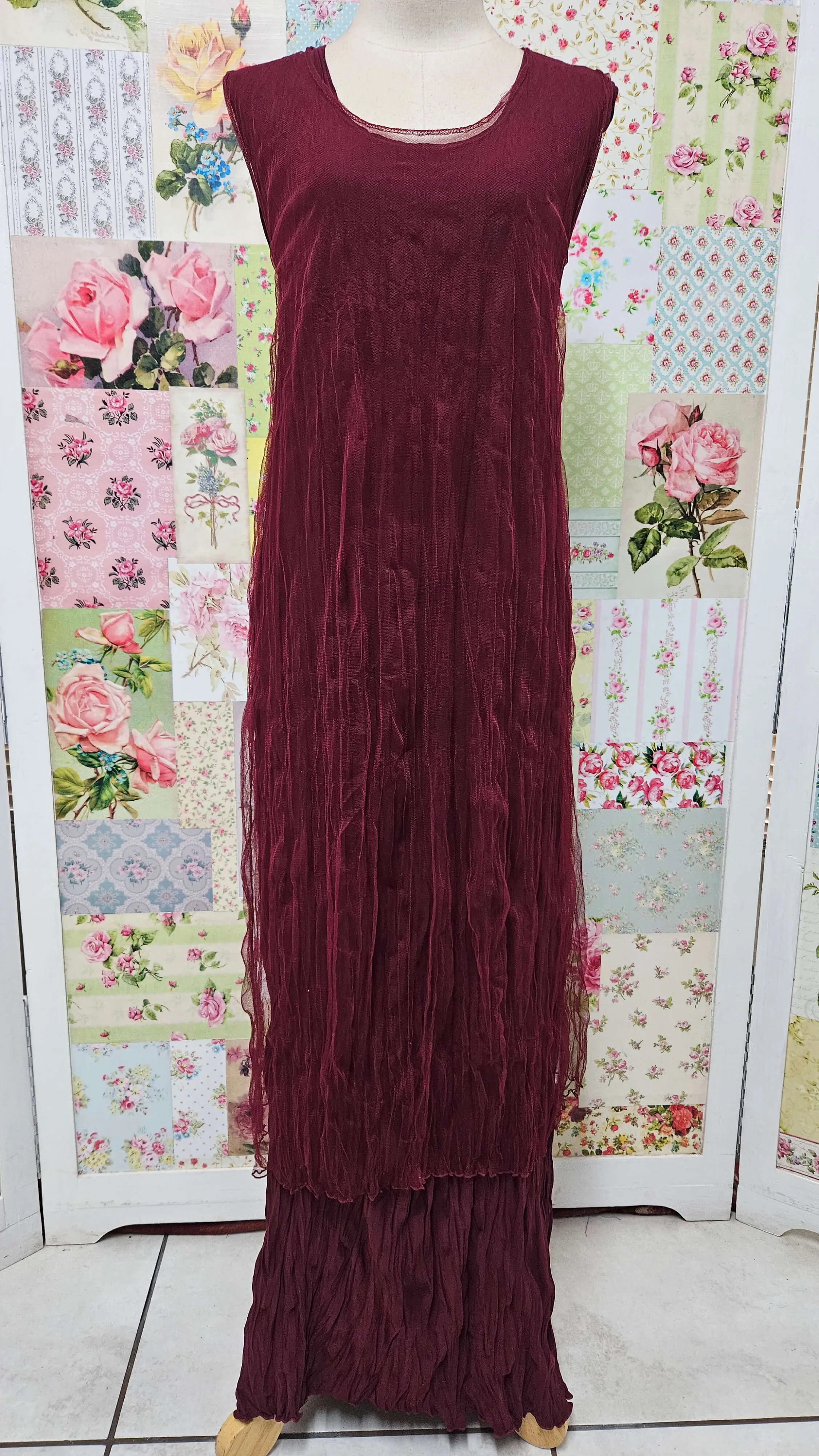 Burgundy Dress Set LR0657