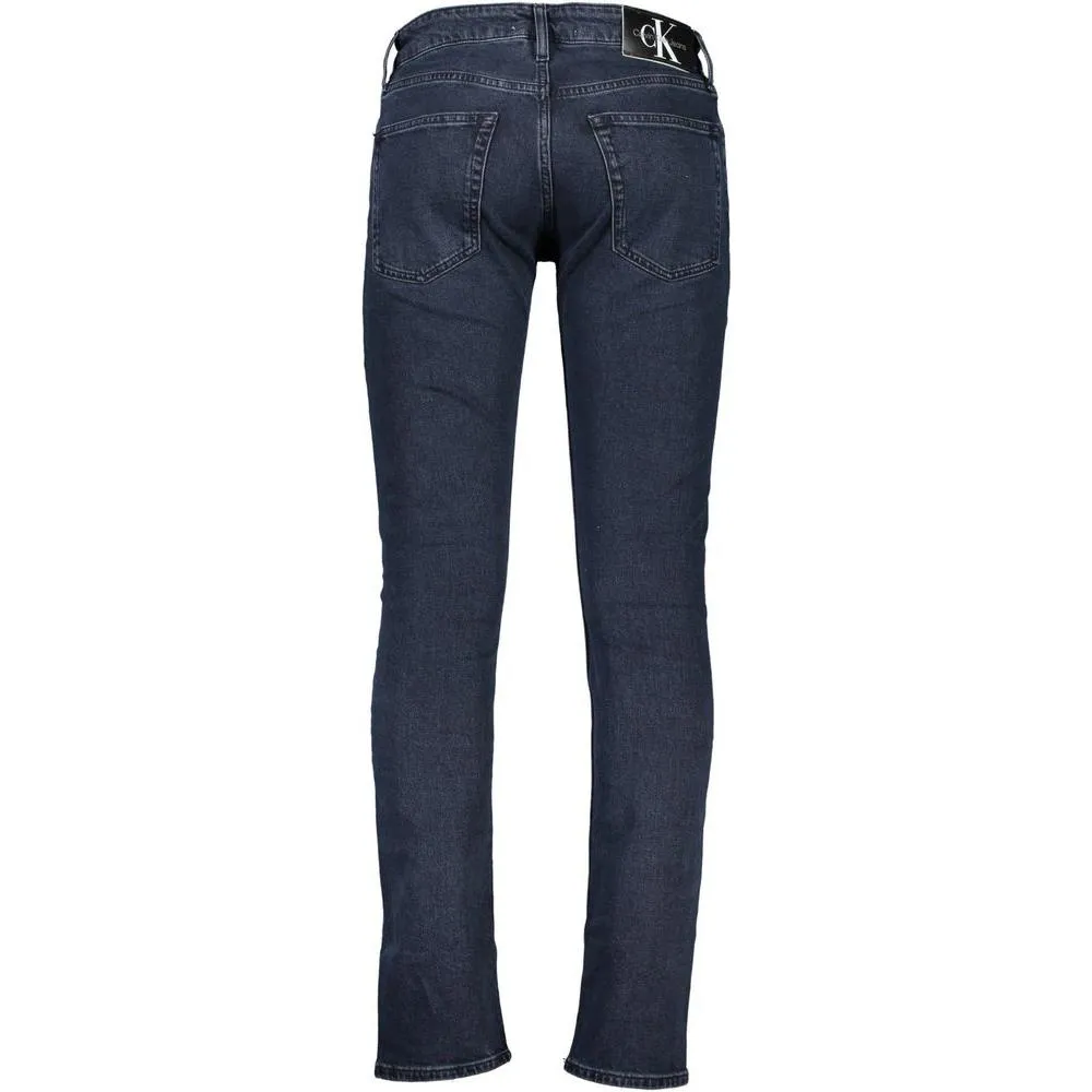 Calvin Klein Elevated Blue Jeans with Signature Contrast Detail