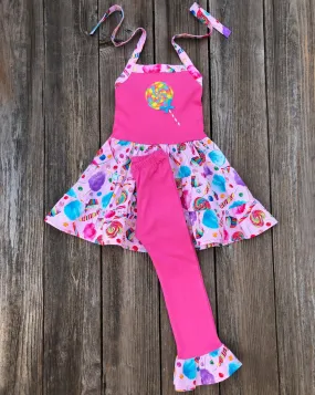 Candyland Twirl Top & Leggings