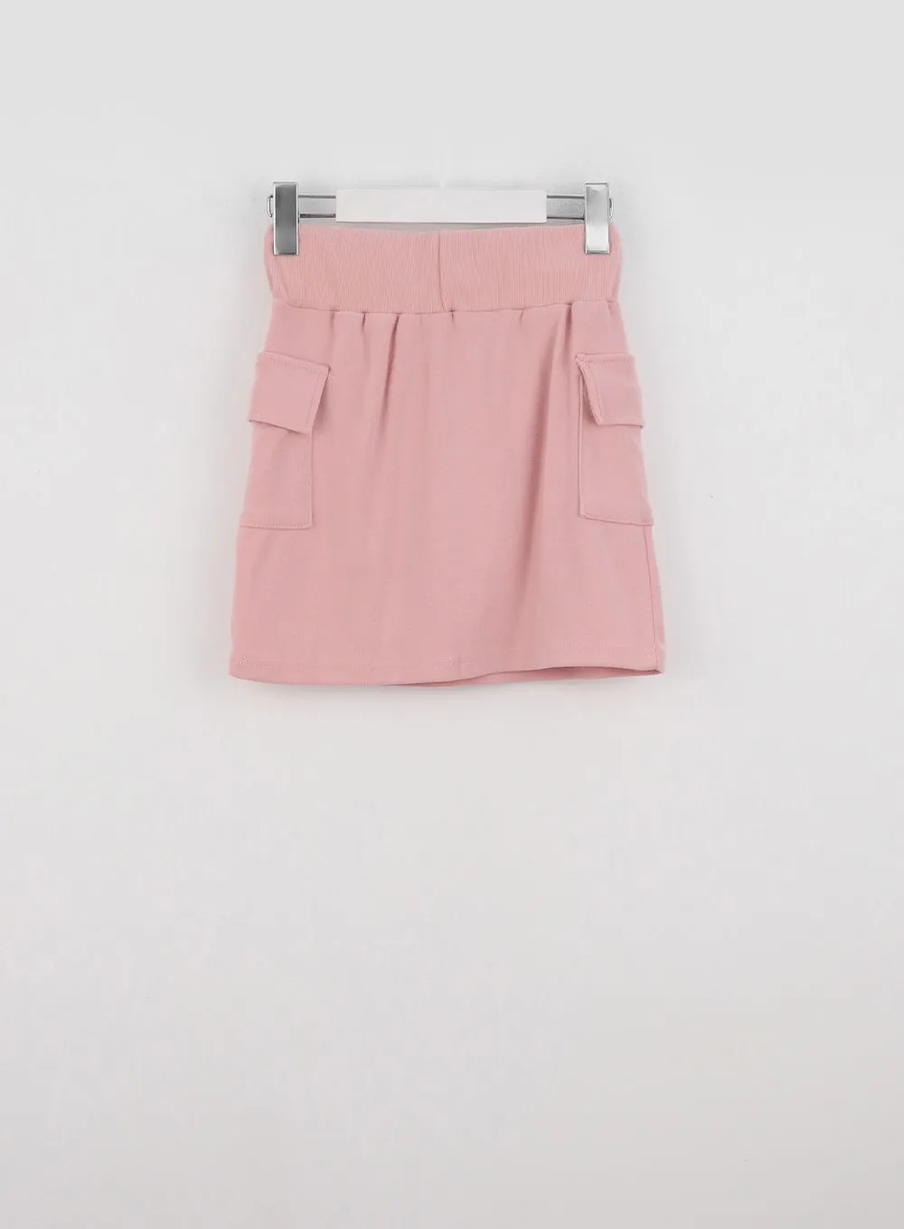 Cargo Pocket Mini Sweat Skirt IO326