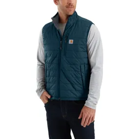 'Carhartt' Men's Rain Defender Lightweight Insulated Gilliam Vest - Night Blue