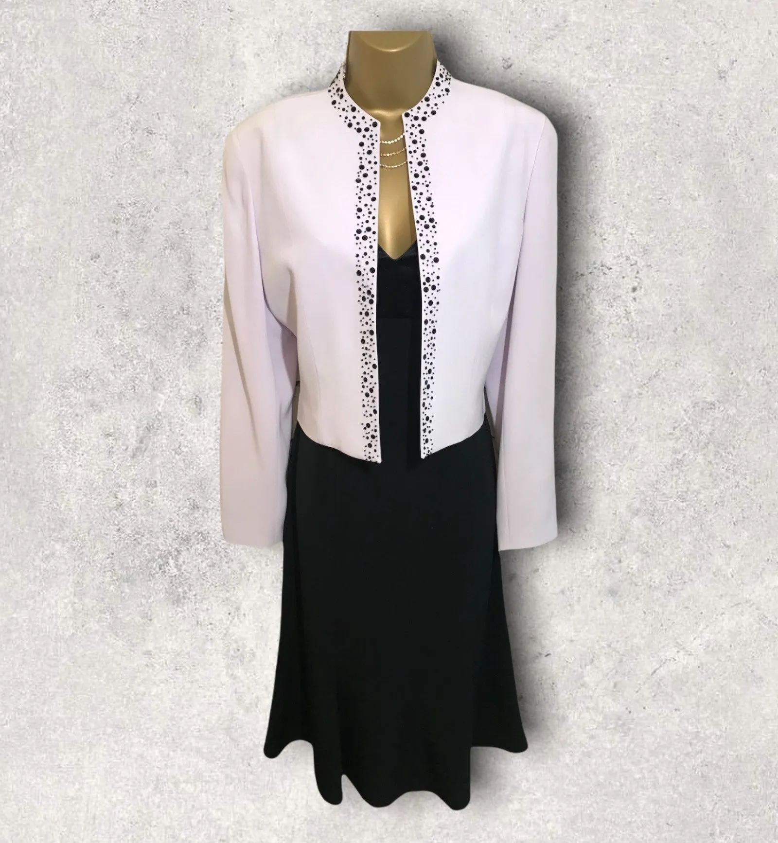 Condici Black & Lilac Special Occasion Outfit UK 10 US 6 EU 38