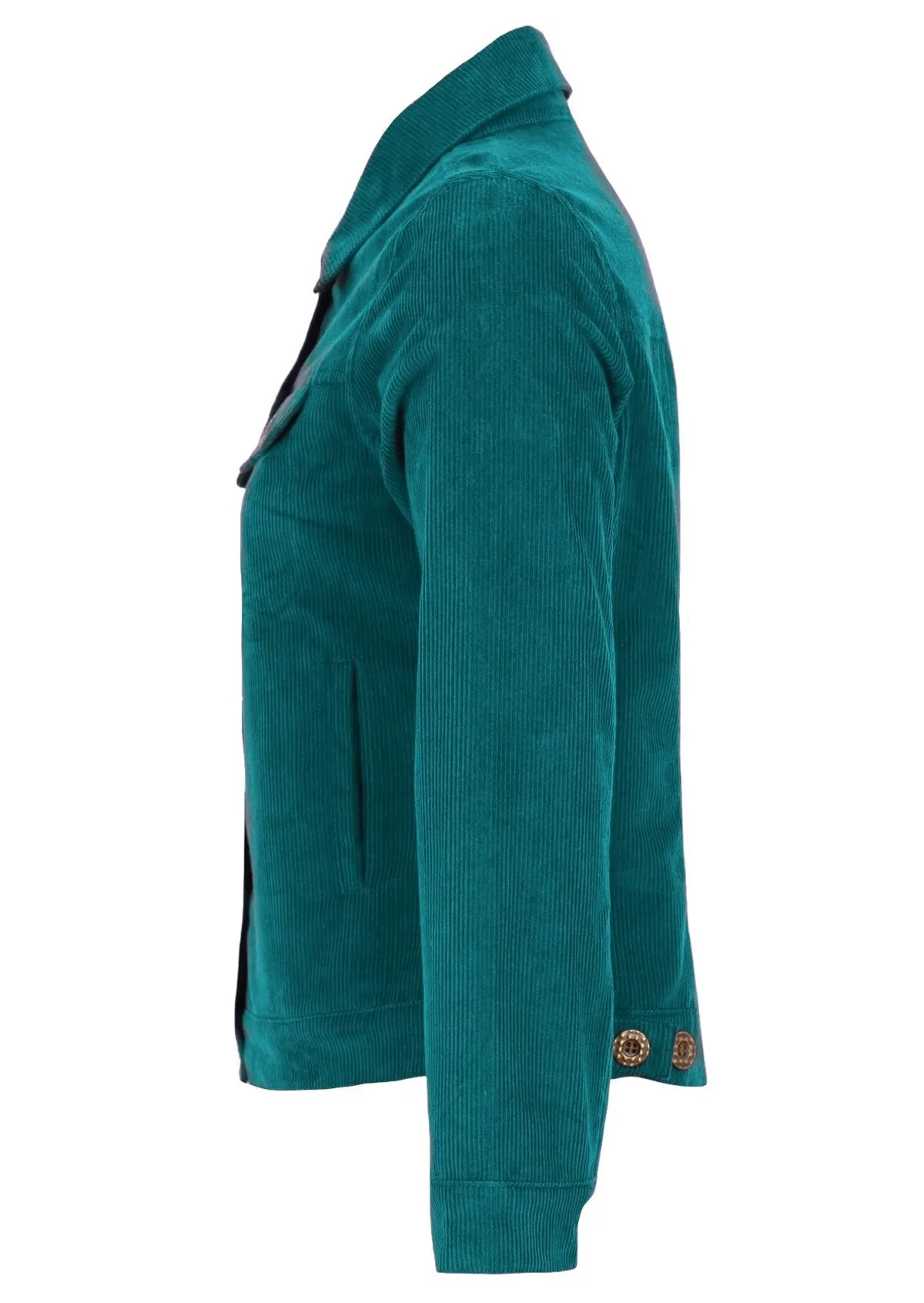 Corduroy Jacket Deep Teal