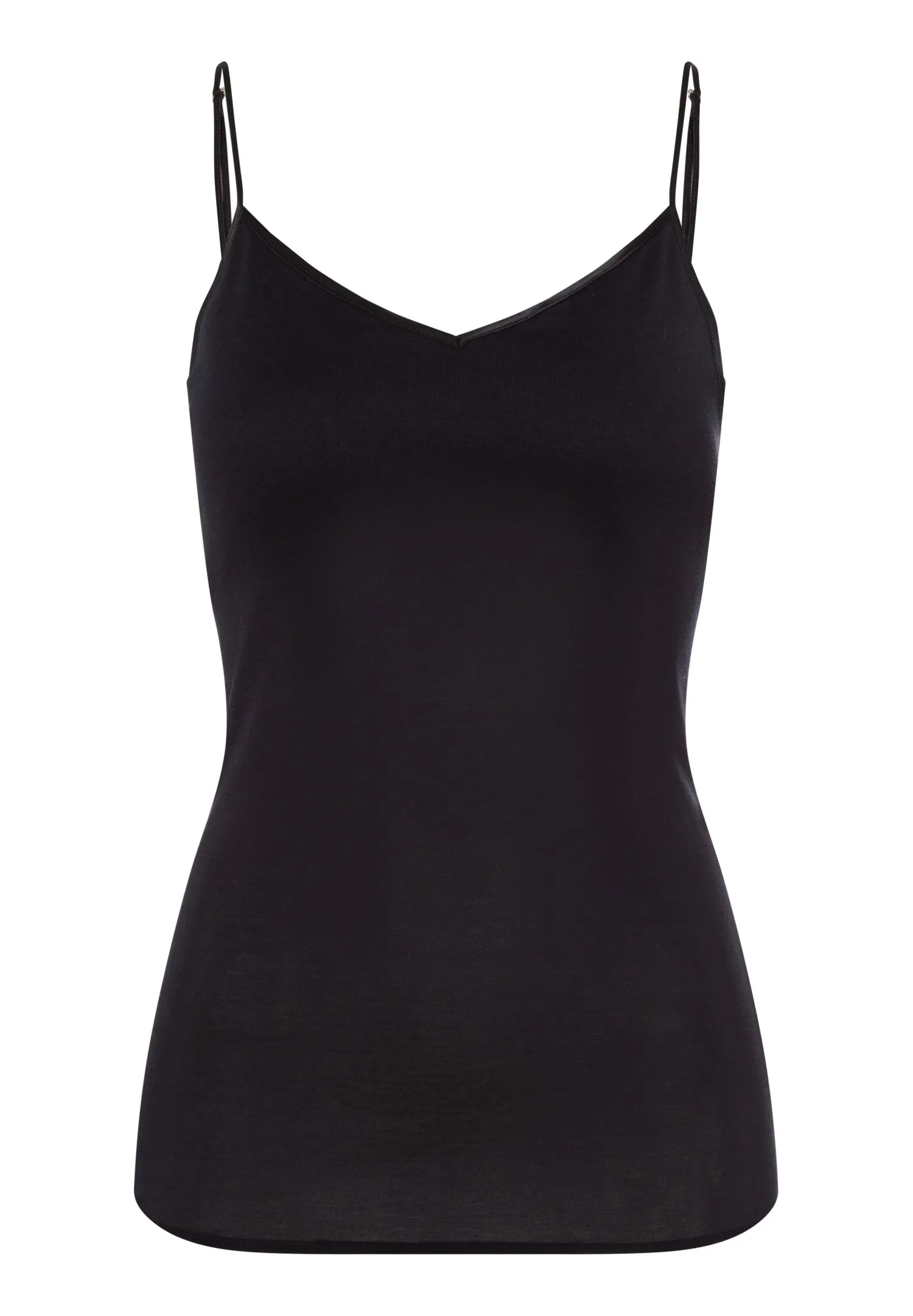 Cotton Seamless Padded Cotton Camisole | Black 71605-019