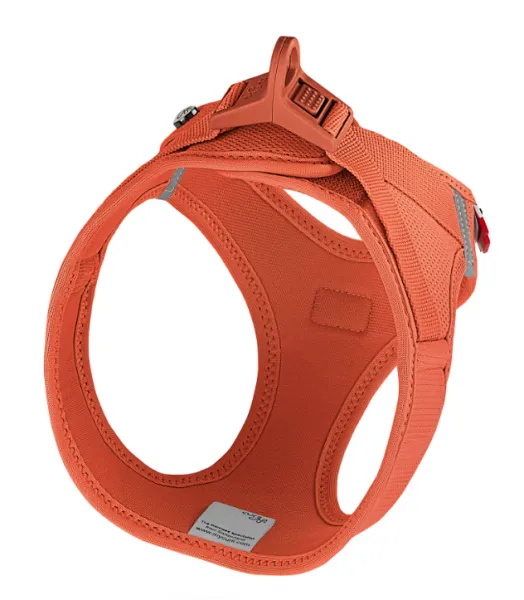 Curli D Clasp Harness Air-Mesh Sun Orange XXS