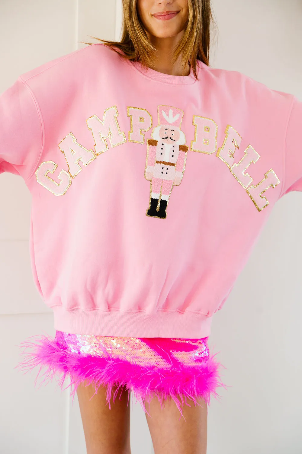 CUSTOM PINK NUTCRACKER PULLOVER