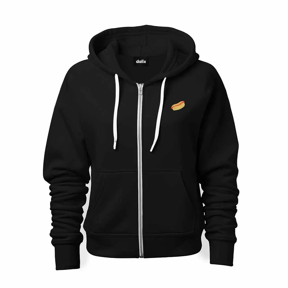 Dalix Hot Dog Zip Hoodie