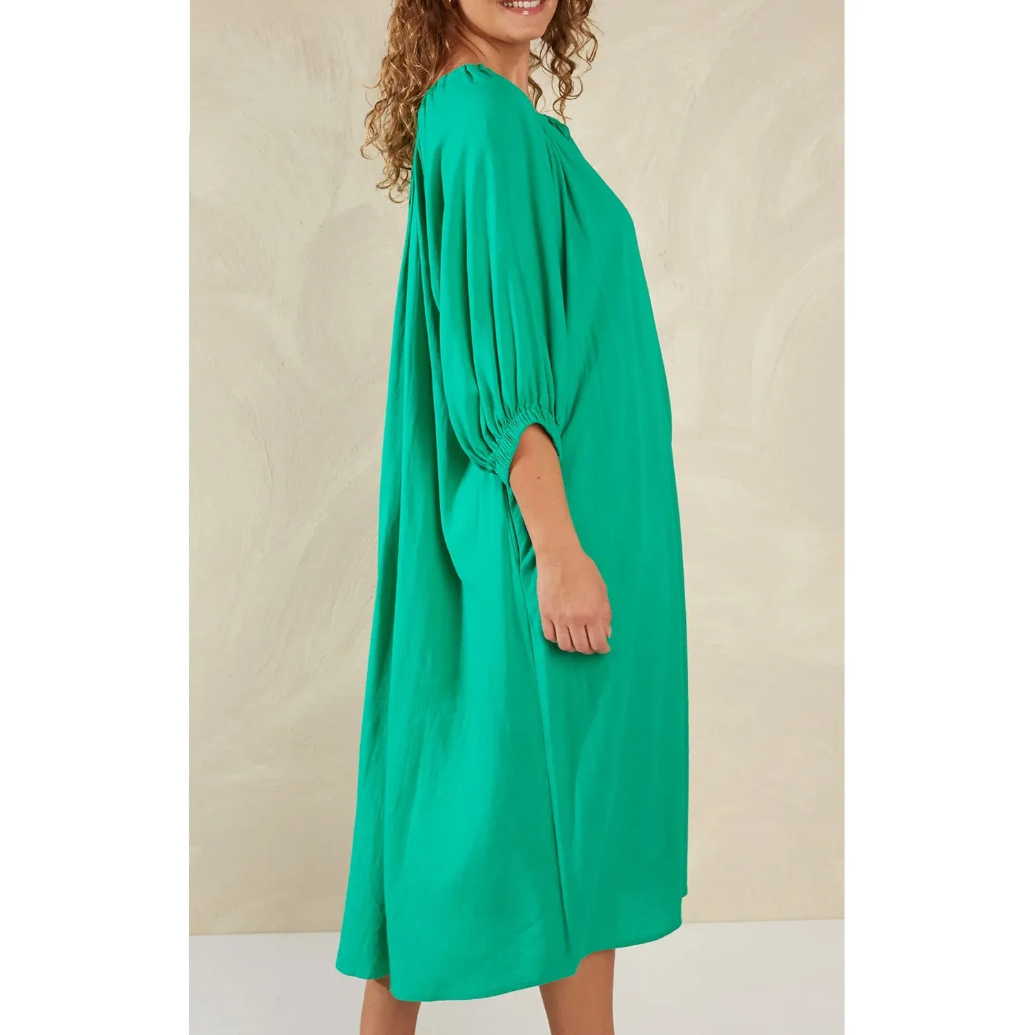 Dress Sardinia Relaxed Maxi ONE SIZE - Verde