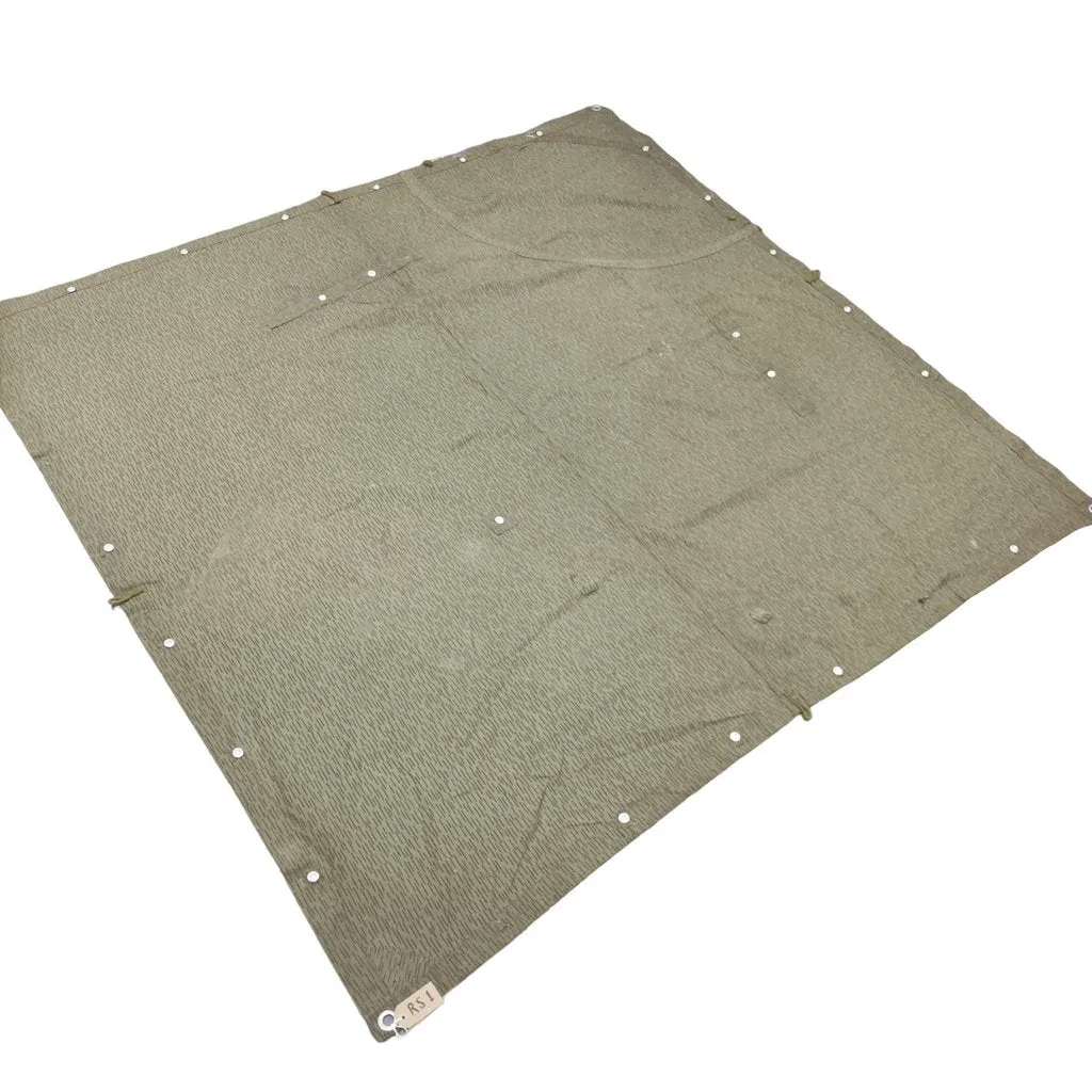 East German NVA Strichtarn Shelter Half poncho