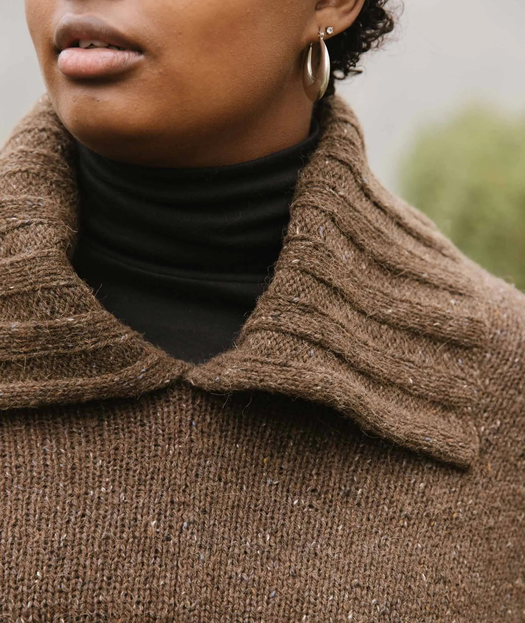 Easy Folded Poncho v.2 Using Rowan Felted Tweed