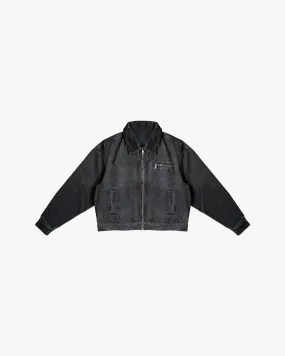 EPTM DENIM SHACKET - BLACK