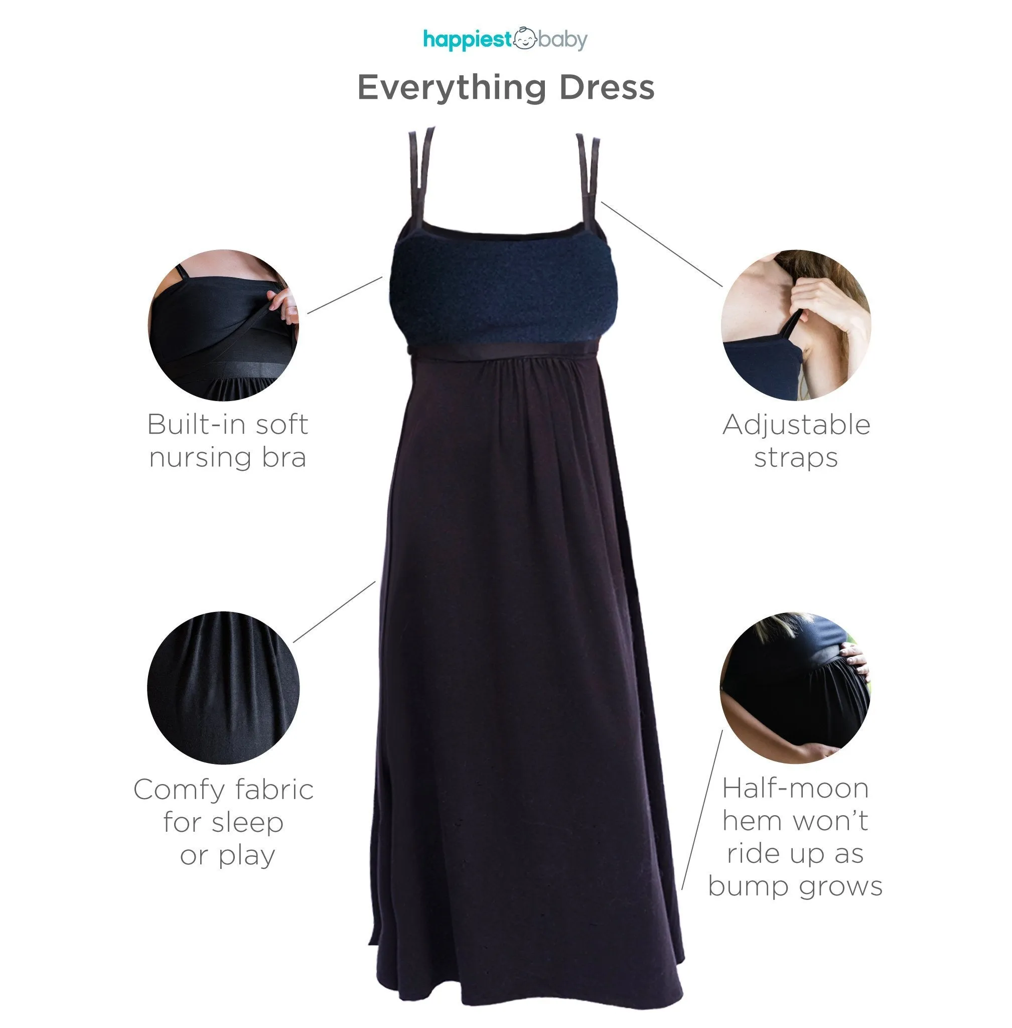 Everything Dress: Camisole Dress for Pregnancy and Nursing