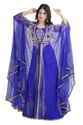 Farasha Dress Butterfly Wings Kaftan