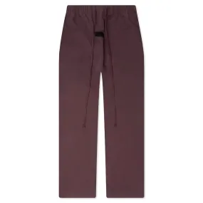 Fear Of God Essentials Plum Relaxed Trousers