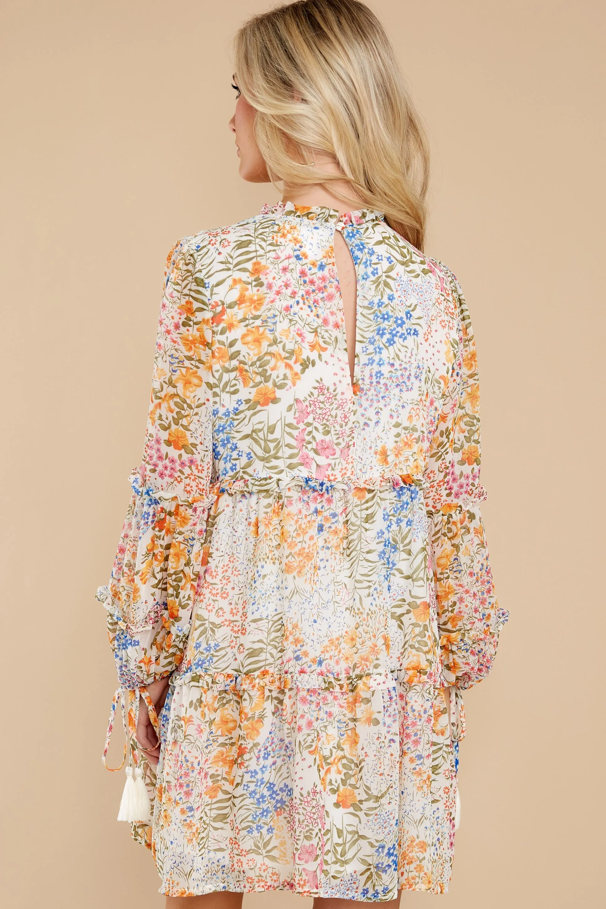 Floral Multi Panel Dress