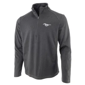 Ford Mustang History Diamond Heather Fleece 1/4 Zip Pullover