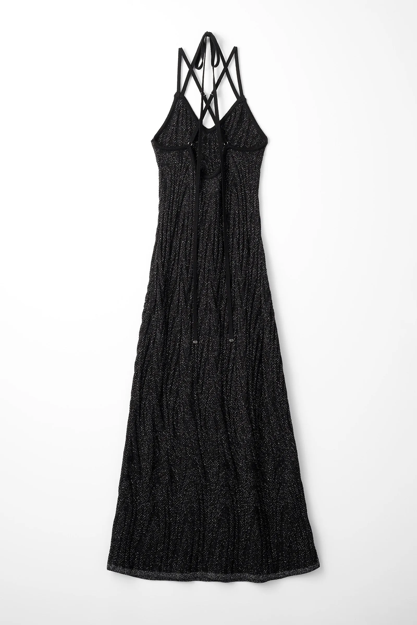 Frost knit camisole dress (Black)