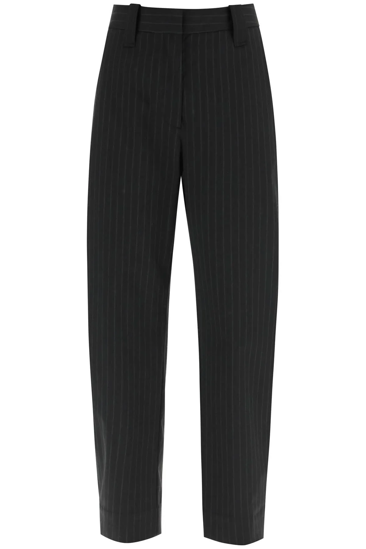 Ganni pinstriped carrot pants