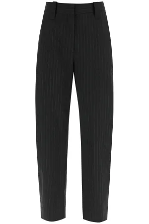 Ganni pinstriped carrot pants