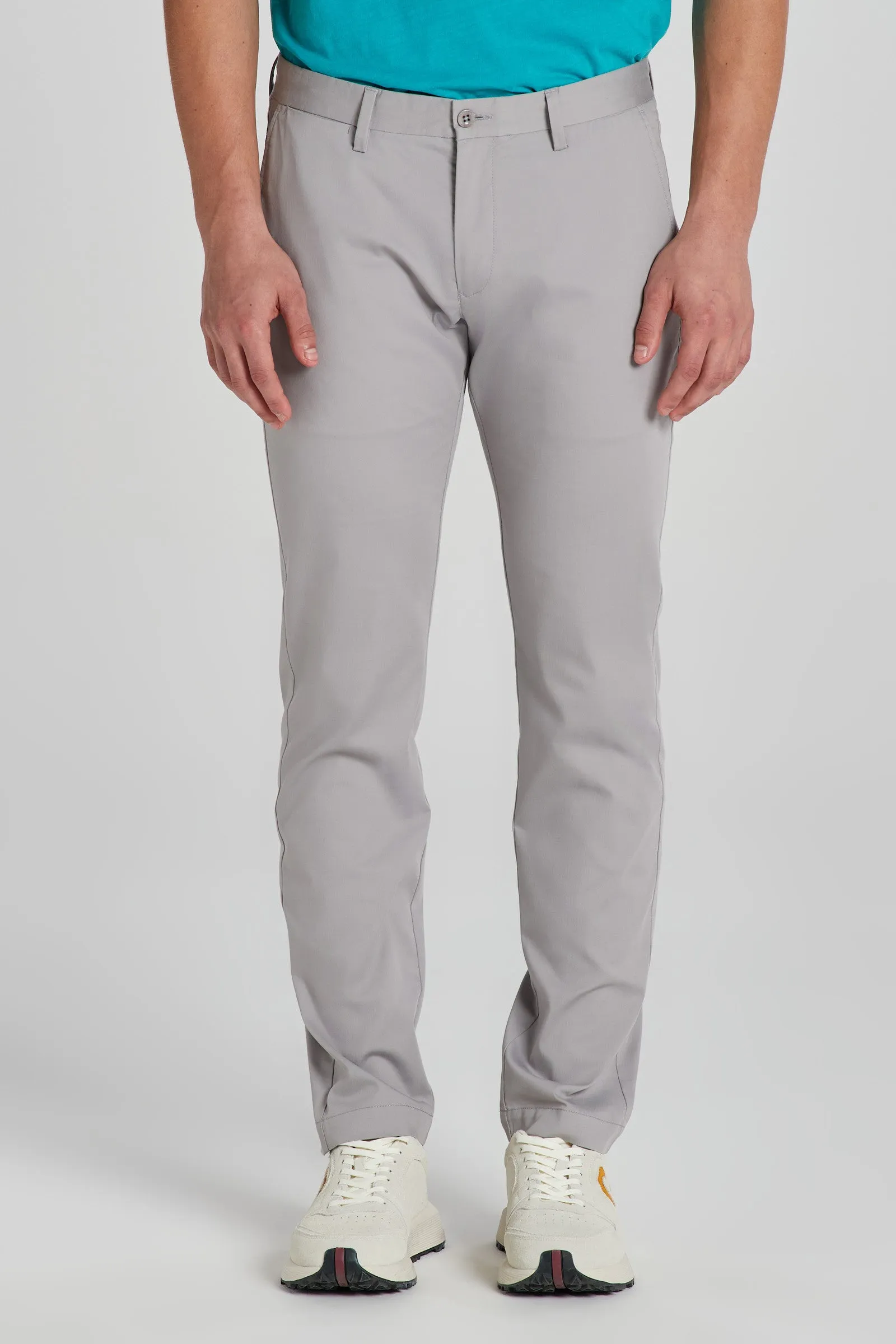 GANT - Slim Fit, Mid Rise Chinos, Mid Grey