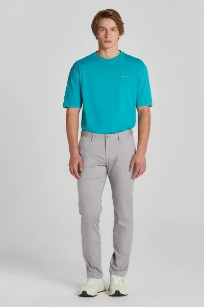 GANT - Slim Fit, Mid Rise Chinos, Mid Grey