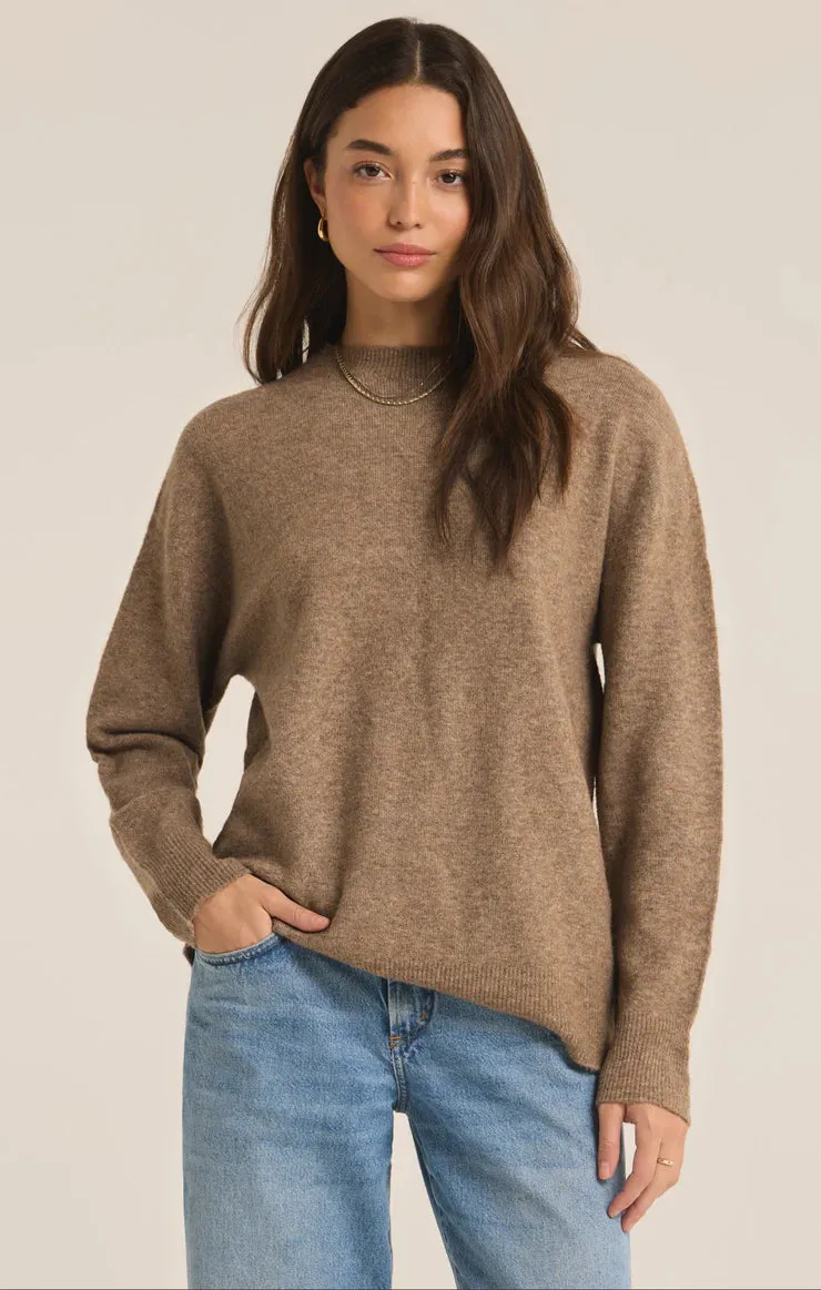 Gia Crew Neck Sweater - Chai